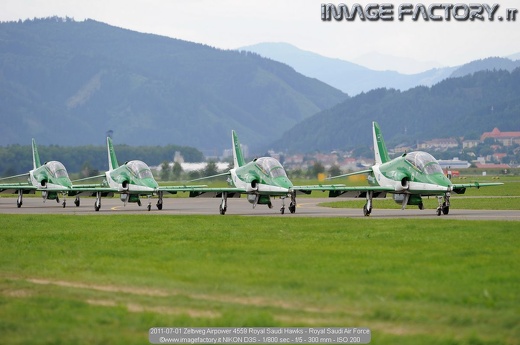2011-07-01 Zeltweg Airpower 4559 Royal Saudi Hawks - Royal Saudi Air Force